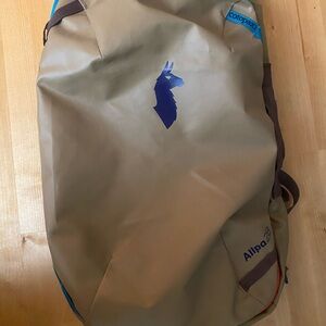Cotopaxi Allpa 28L Tan Backpack with Rain Cover